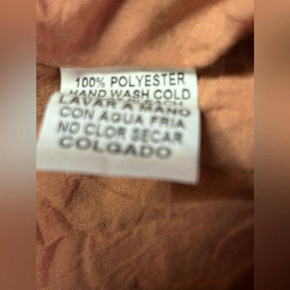 Easel Multi Color Babydoll Tunic Shirt/Dress Size L BohoWide Sleeves Loose‎ Fit - Picture 7 of 12